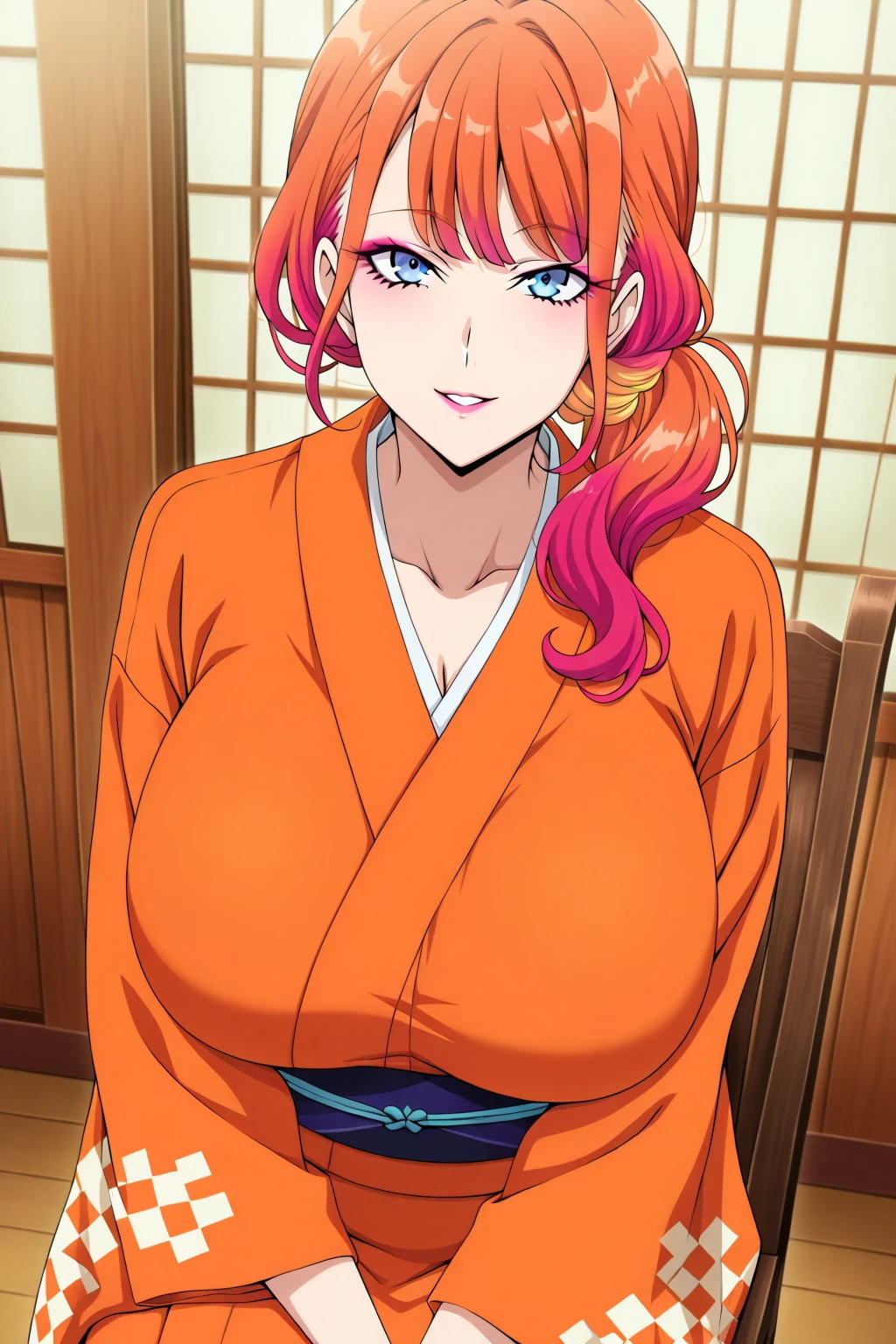 Orange Twintails Lady | Aiue Oka Waon 愛上陸/waon V1