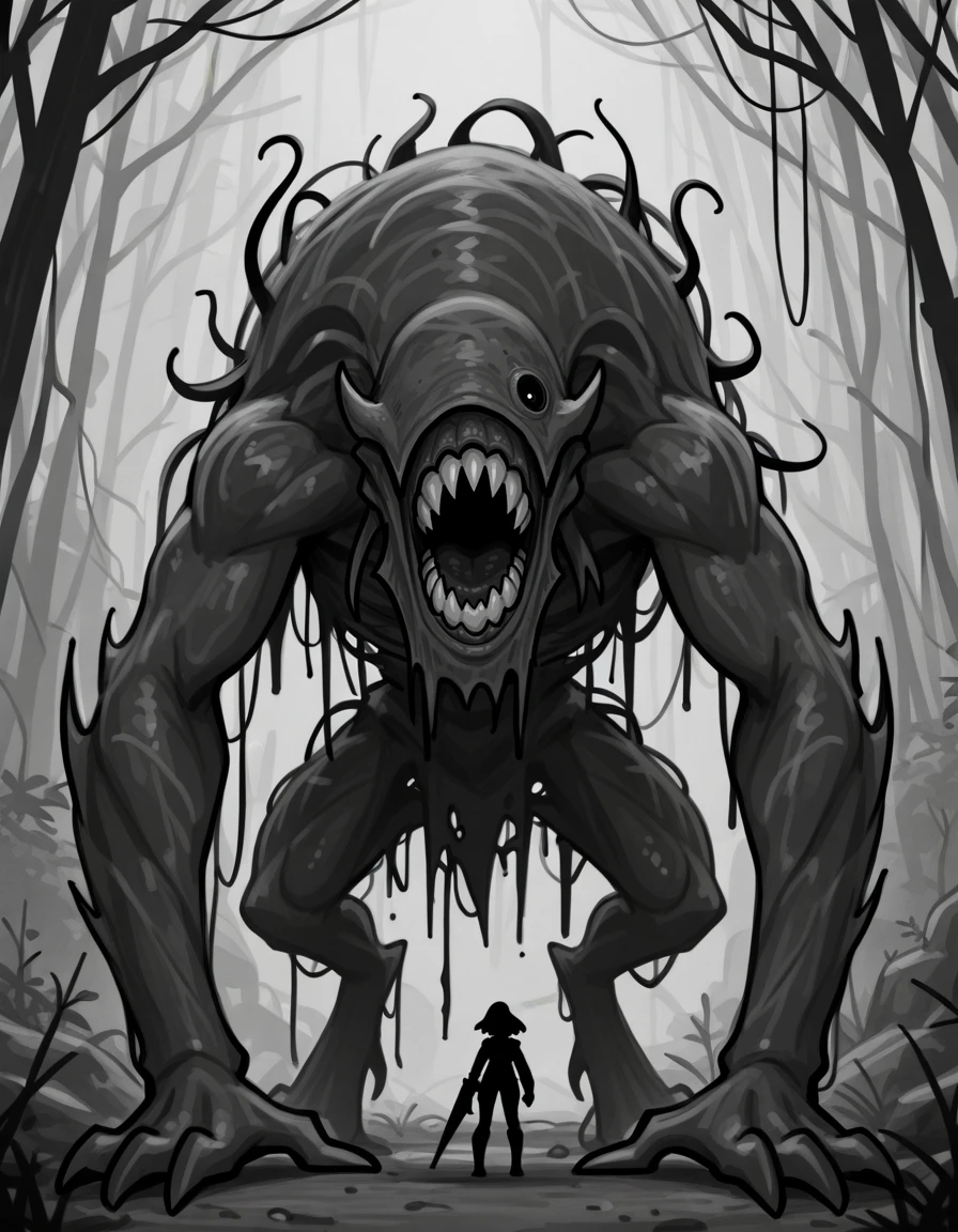 <lora:JustAdrian_Style_LoRA:1.2> ju5t4dr14n, monster,