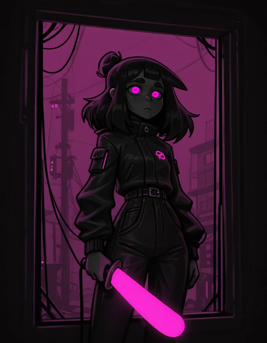 <lora:JustAdrian_Style_LoRA:1.2> ju5t4dr14n, neon, high contrast, glowing,