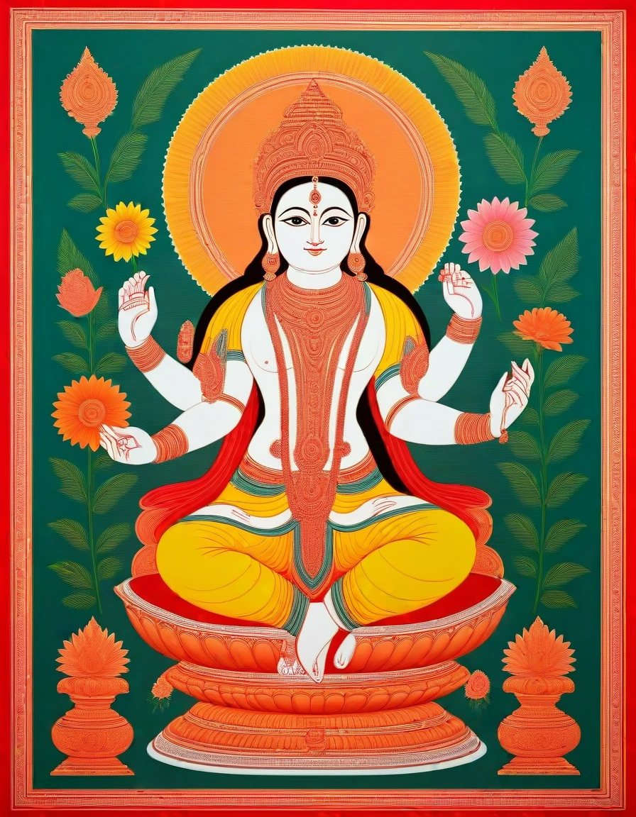 Pattachitra art style Illustrious