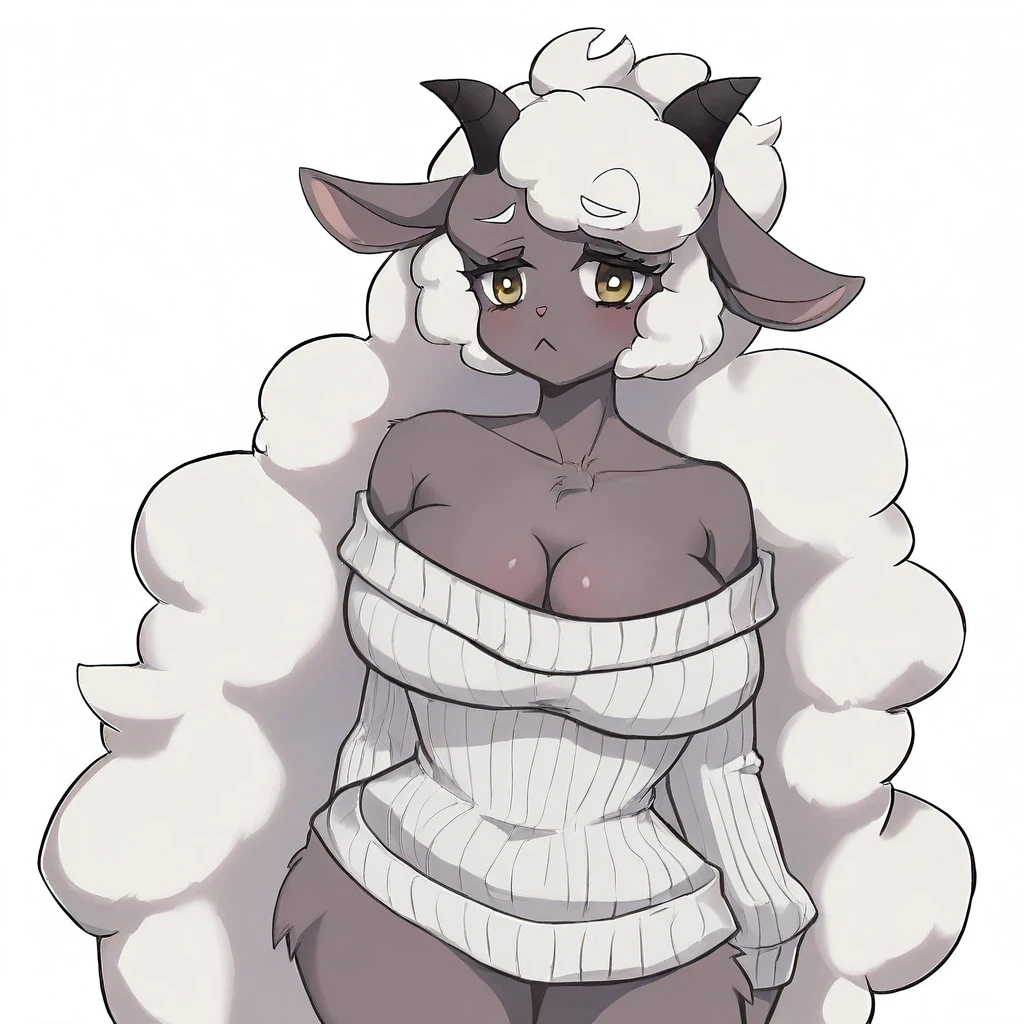 big ass,sexy,milf,Sheep,girl,furry,Sitting,giant ass,cabelo branco,Showing your ass,black skin,demon,