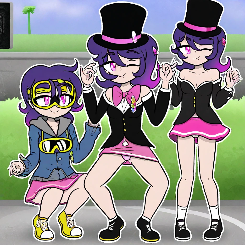 ("Illustration" Ver) "STRIP Battle Action Cards" (Arcane Pengi) Art Style V1
