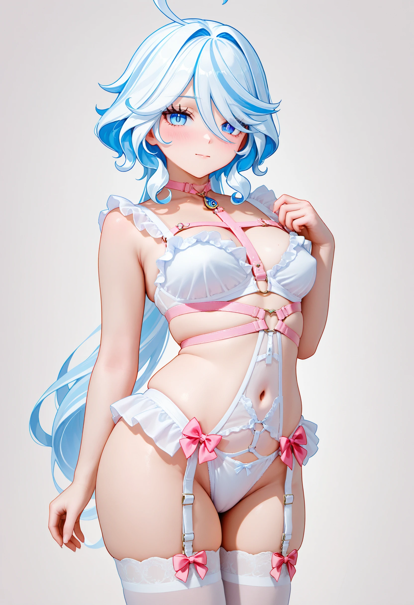 Ironmouse Magical Girl Swimsuit Lingerie illust