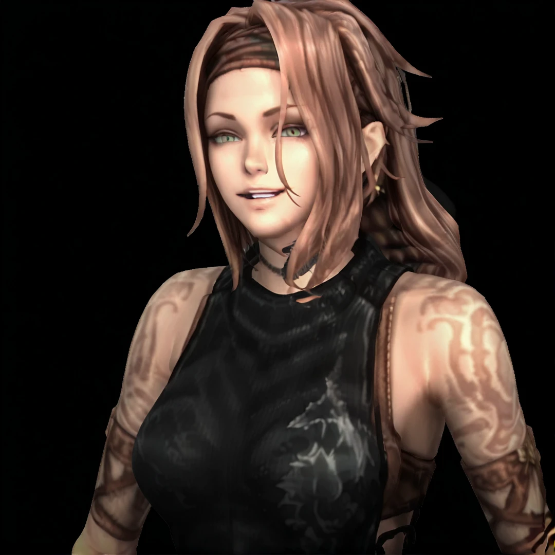 Syrenne (Last story) mischievious expression