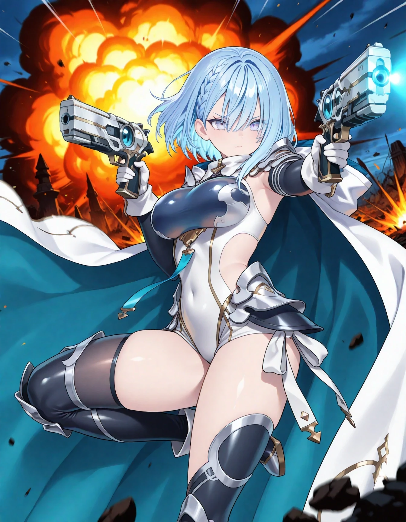 Masterpiece, Best Quality, Highly detailed, illustration, absurdres, street fighter, doll suit, shadaloo doll, , girls, multiple girls, expressionless, blank eyes, looking at viewer, red gloves, emotionless, black latex, corrution, mind control, female combatant, full body, hypnotized, unhappy trance, full body suit, leotard, perfect female body, extremely glossy latex, belt, hypnosis, hypnoLora, empty eyes, Mind control device, poses, submissive_pose, visor, standing, standing at attention, standing at attention, Slave, full tight leg, hat, ribbed bodysuit, nazi saluting, military, military saluting, salute, large breasts, pantyhose covered legs, Beautiful body, Beautiful Nose, Beautiful character design, perfect eyes, perfect face, beautiful legs, perfect legs, Nice hands, Perfect hand, lacia, beatless, blue eyes, indigo hair, long hair