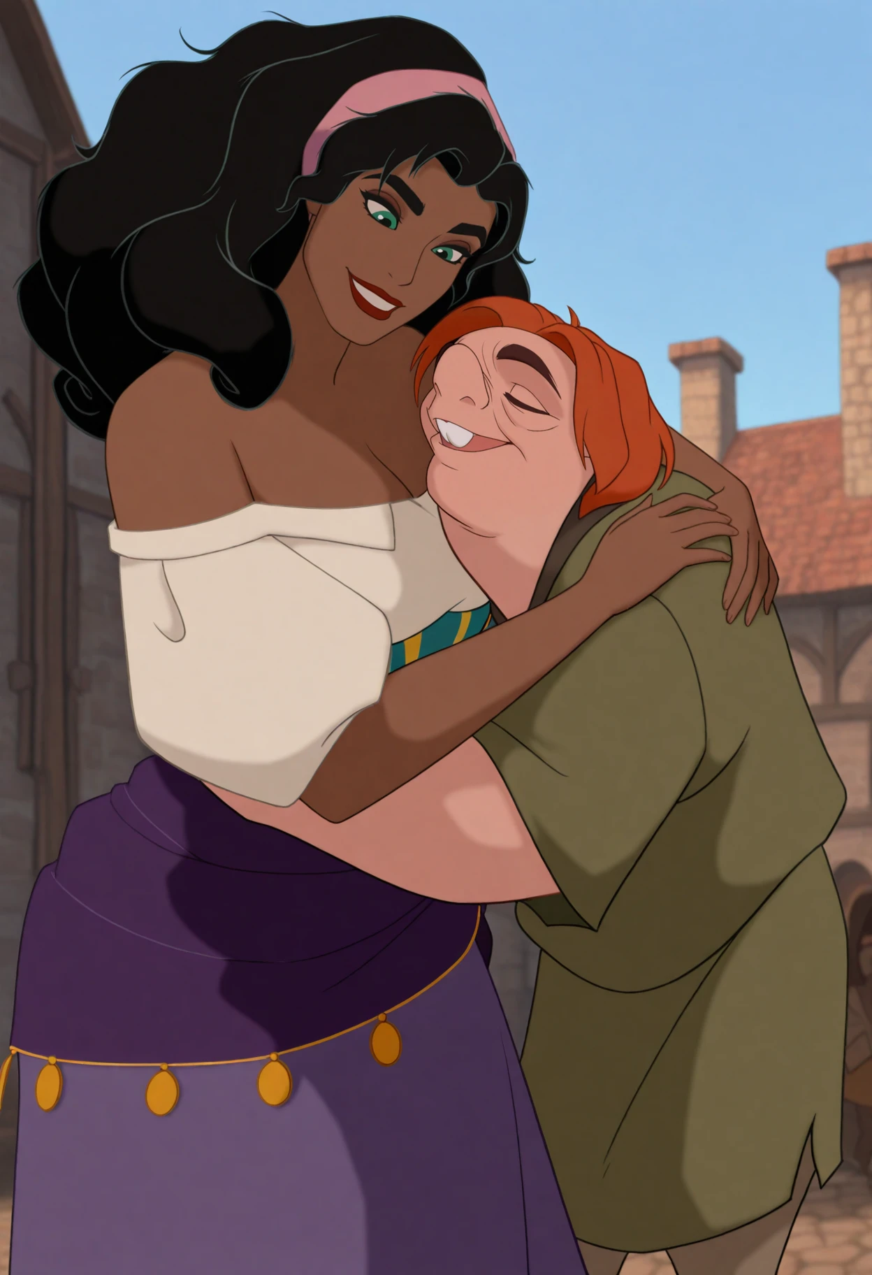 Esmeralda and Quasimodo - The Hunchback of Notre Dame | Illus Characters v1.0
