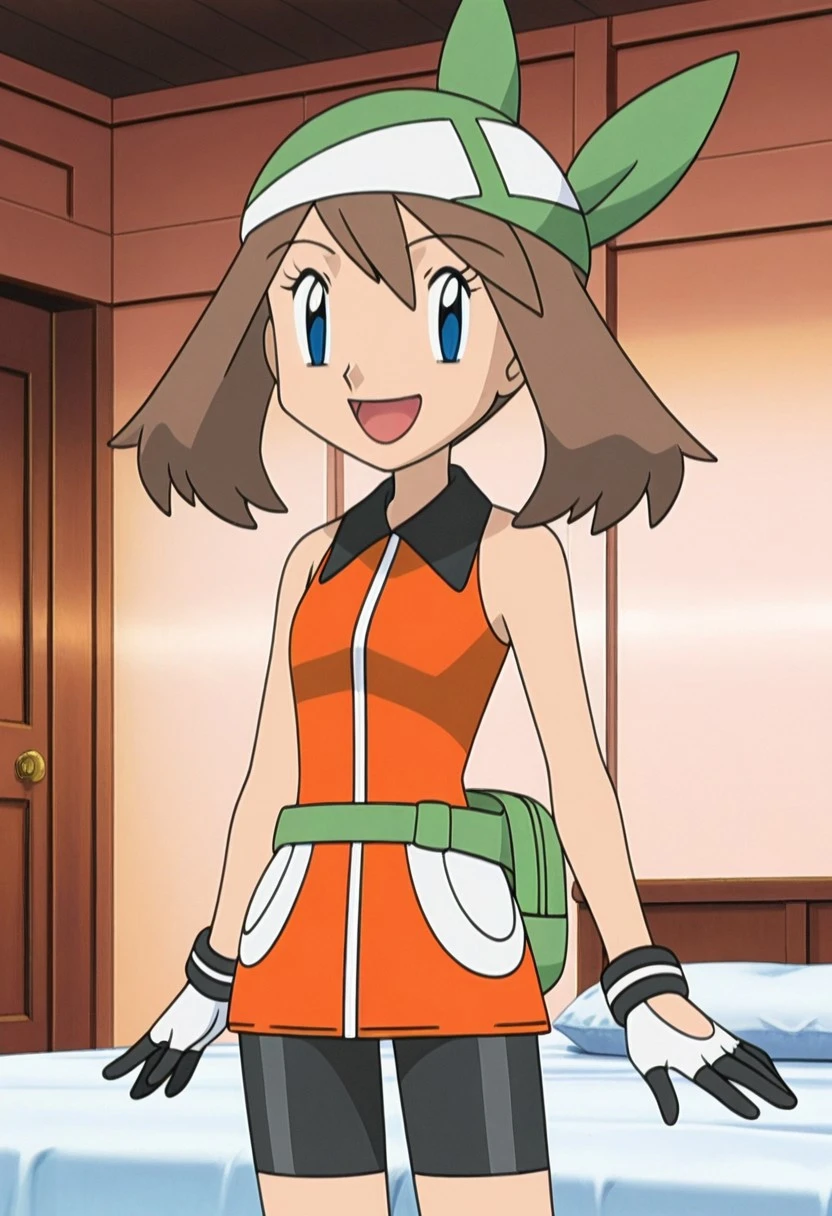 May Emerald outfit - ハルカ エメラルド 衣装 (Pokemon DP - ポケモンDP) anime style Illustrious