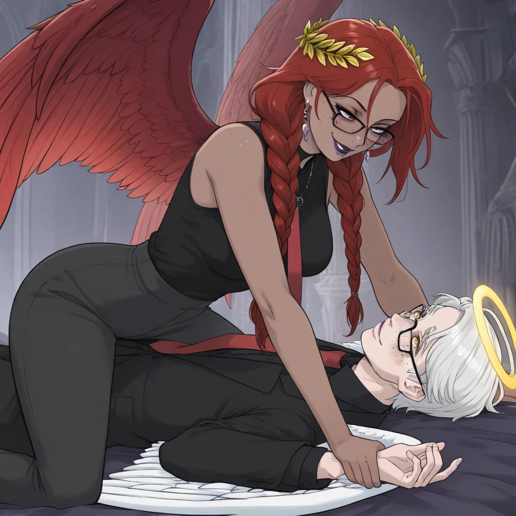 Wrists Held + Looking intro Eyes IL&NoobAI | Shrekman Romance Loras V1