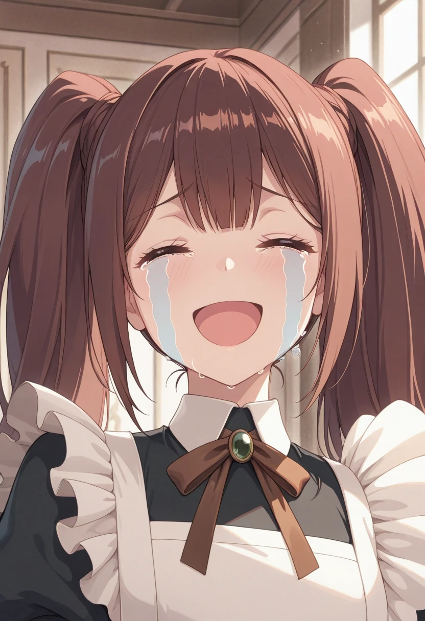 ((1girl, cow girl \(goblin slayer!\), goblin slayer!)), beautiful detailed eyes, purple eyes,(tareme), (half-closed eyes), (opened mouth), curvy, Slender, (close-up mouth), Highest quality, Super detailed, masterpiece, Ultra-high resolution, 8k, Embarrassing, blush, Lovely, Close one eye, (Open your mouth), Sticky saliva