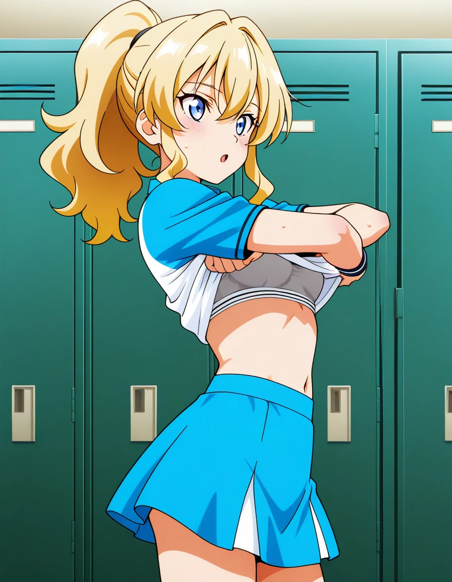 ライン入りスポーツブラ・パンツ／sports bra and panties with lines on the elastic band v1.1