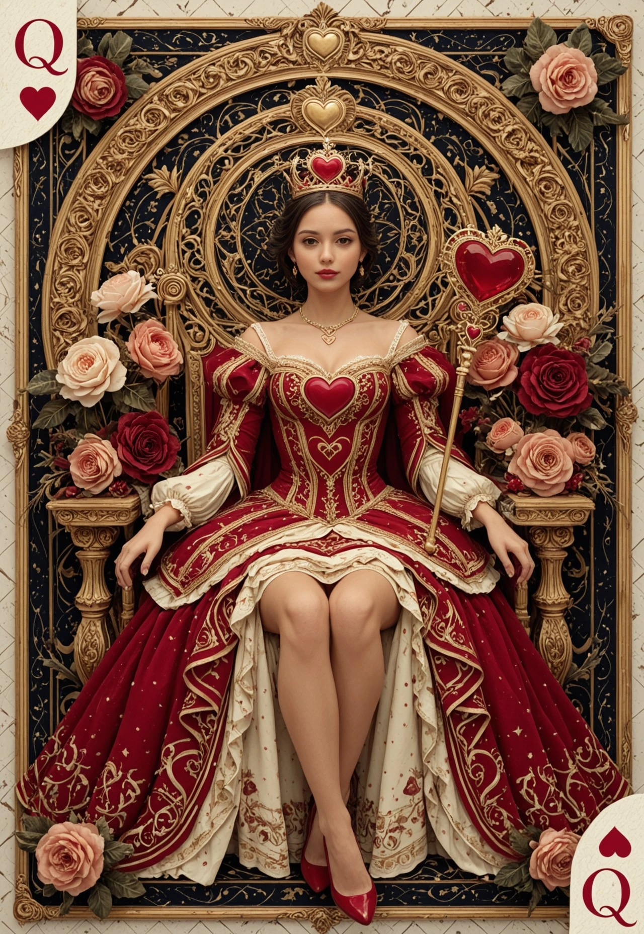 (((ultra detailed, masterpiece, high quality, )))
,
((( Qohmb2, 1girl, solo, flower, dress, crown, heart,)))
,
((( )))
,
((( )))
,
((( )))
,
((( )))
,
((( )))
,
((( )))