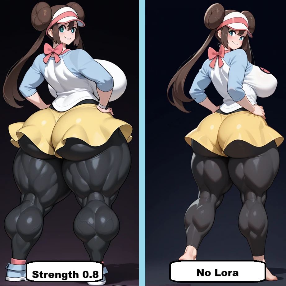Muscular Thighs & Legs (Illustrious) Extreme Muscles Version