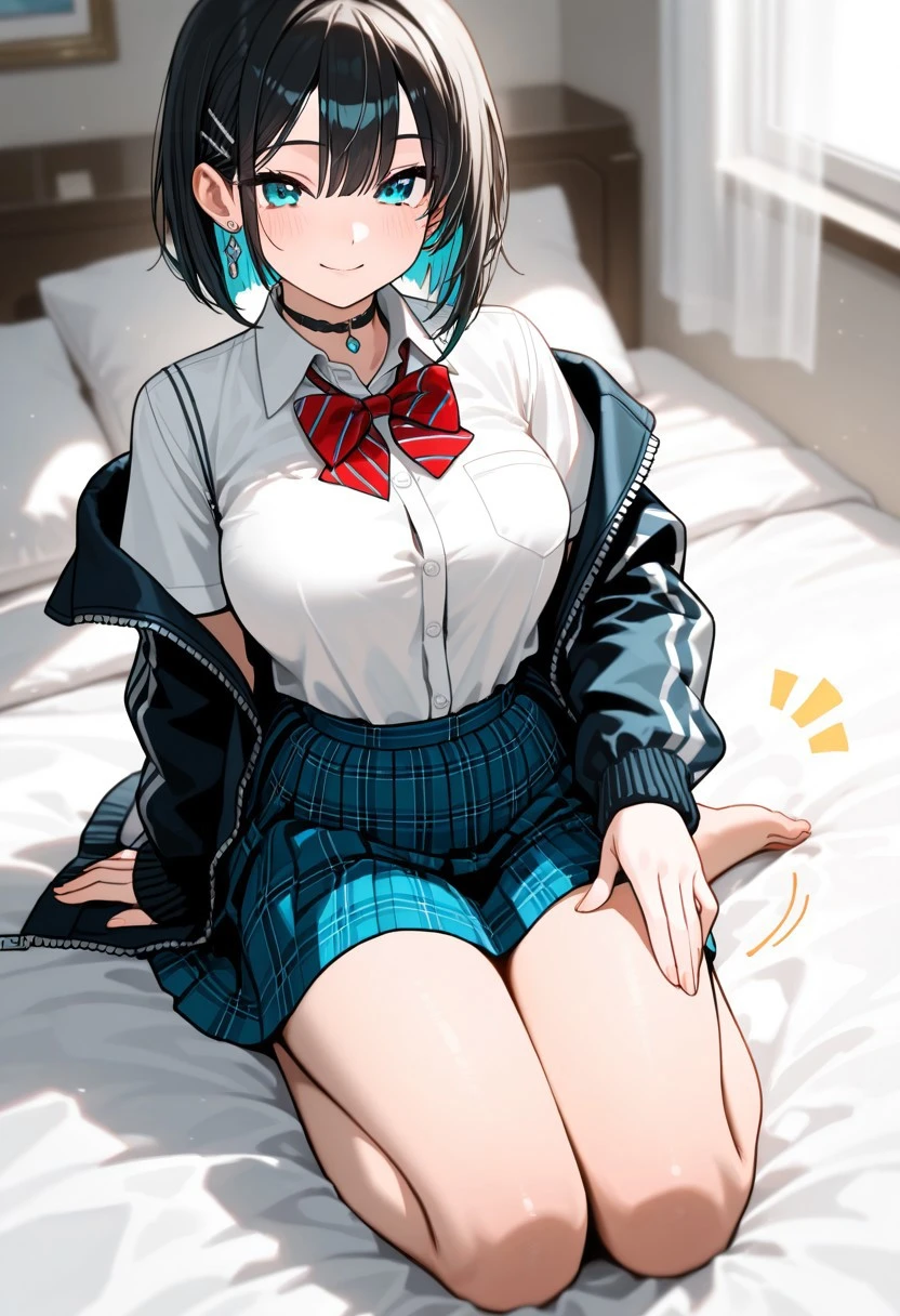 Highest quality, masterpiece, High resolution,((Perfect hands, Perfect Legs, Perfect Anatomy)), (indoor, office, living room), Pull up the dress,Revealing clothing,Uma Musume,Nishino Flower,short hair,Red headband,Beautiful purple eyes,Purple and yellow dress,ribbon,,,Curvaceous,garden,smile with open mouth,blush,Embarrassed face,Small breasts,smile,Skirt Lift,  ,((panties))