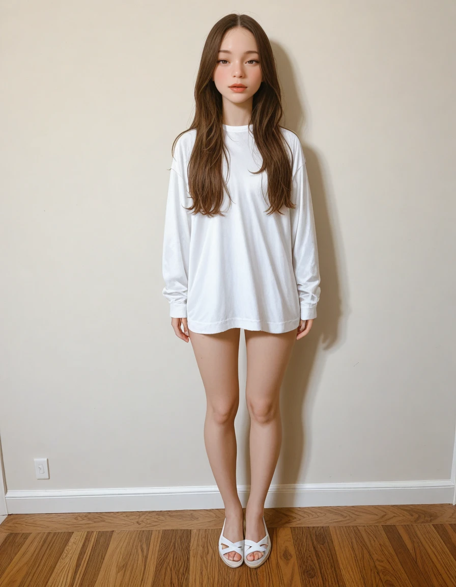 <lora:RDSaiIL:1> RDSaiIL, 1girl, facing viewer, looking at viewer, standing, full body, simple background, masterpiece, best quality, amazing quality, newest, very aesthetic, absurdres