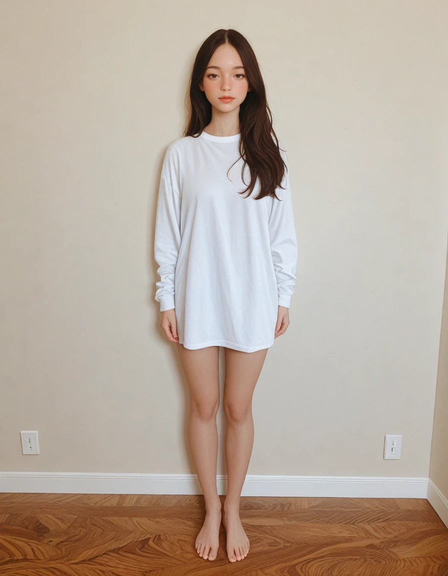 <lora:RDSaiIL:1> RDSaiIL, 1girl, facing viewer, looking at viewer, standing, full body, simple background, masterpiece, best quality, amazing quality, newest, very aesthetic, absurdres
