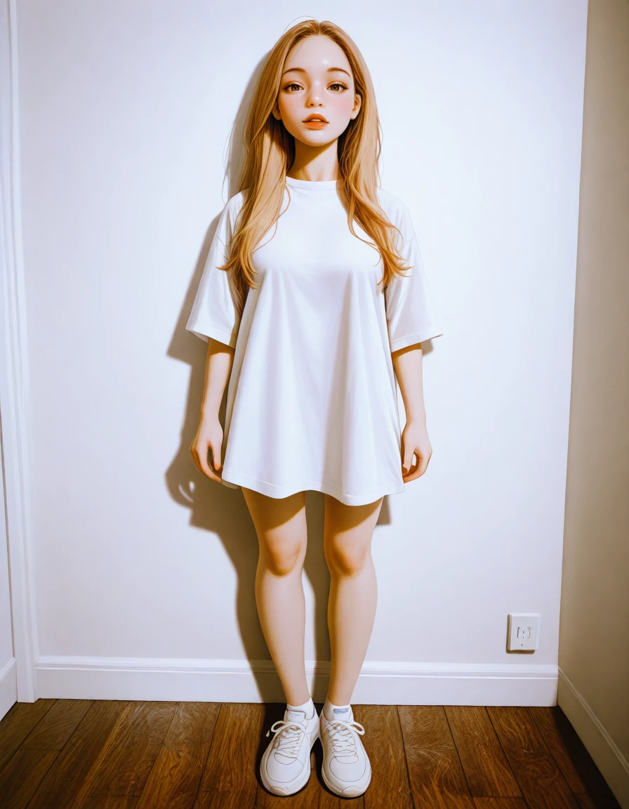 <lora:RDSaiIL:1> RDSaiIL, 1girl, facing viewer, looking at viewer, standing, full body, simple background, masterpiece, best quality, amazing quality, newest, very aesthetic, absurdres