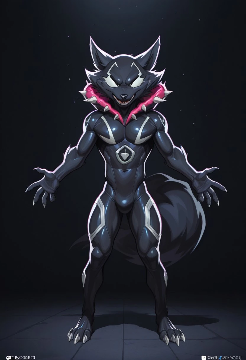 masterpiece,best quality,amazing quality, 1boy,solo,R0cket Rac00n,V3nomiz3d