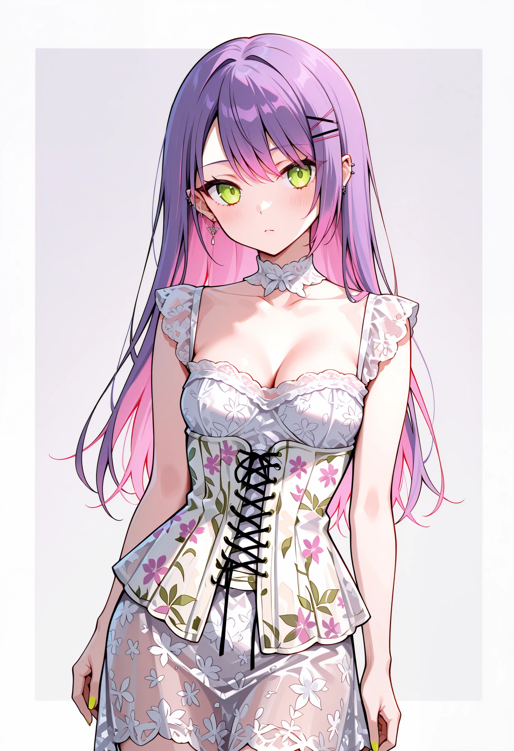 Lace Dress & Corset illust