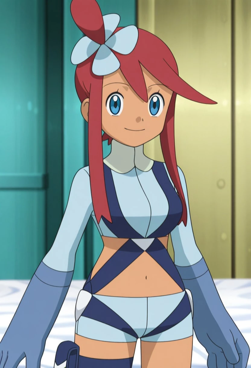 Skyla - フウロ (Pokemon BW Anime - ポケモンBW アニメ) anime style Illustrious