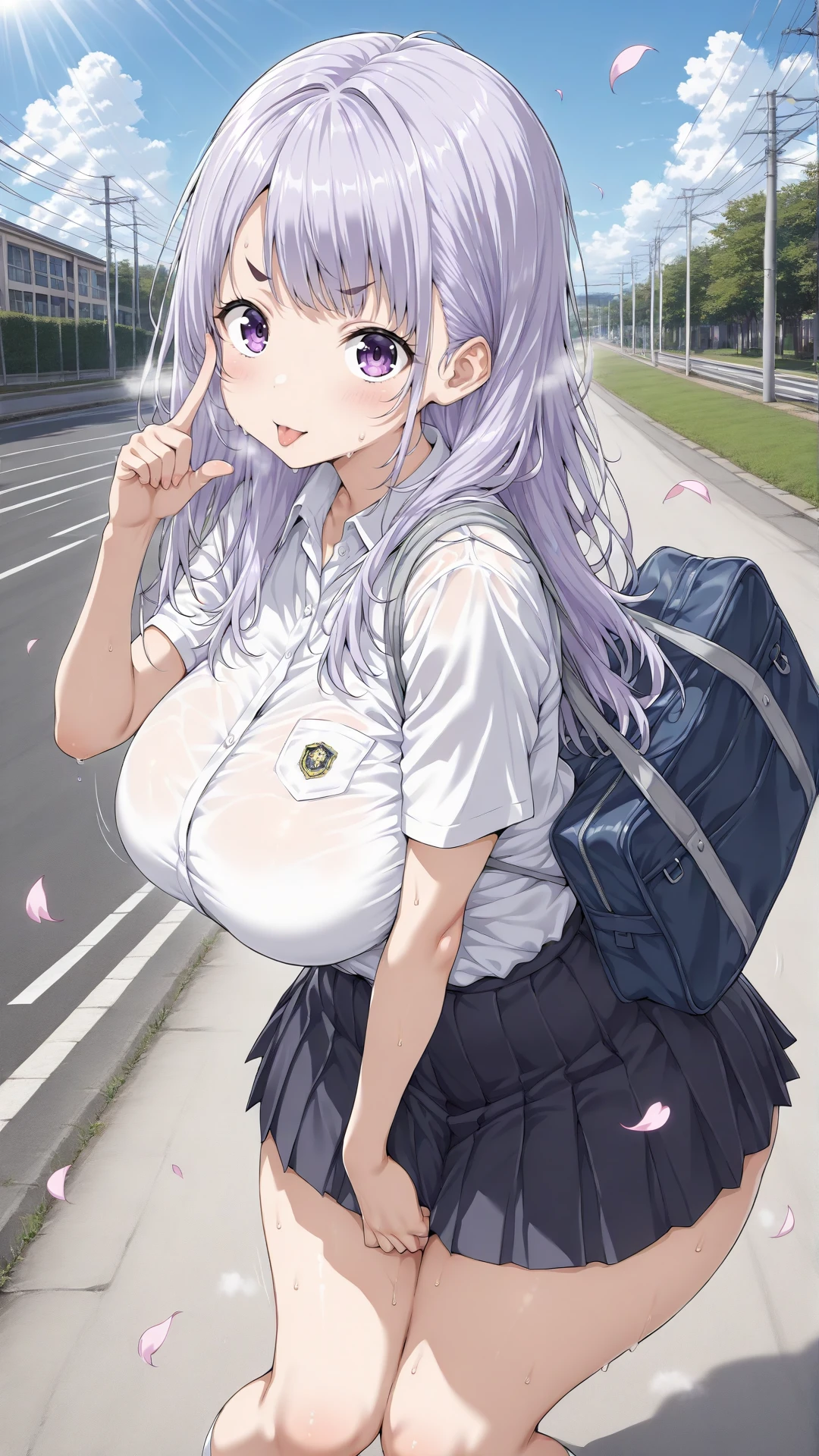 smug kouhai girl 02/生意気な顔した後輩 V1