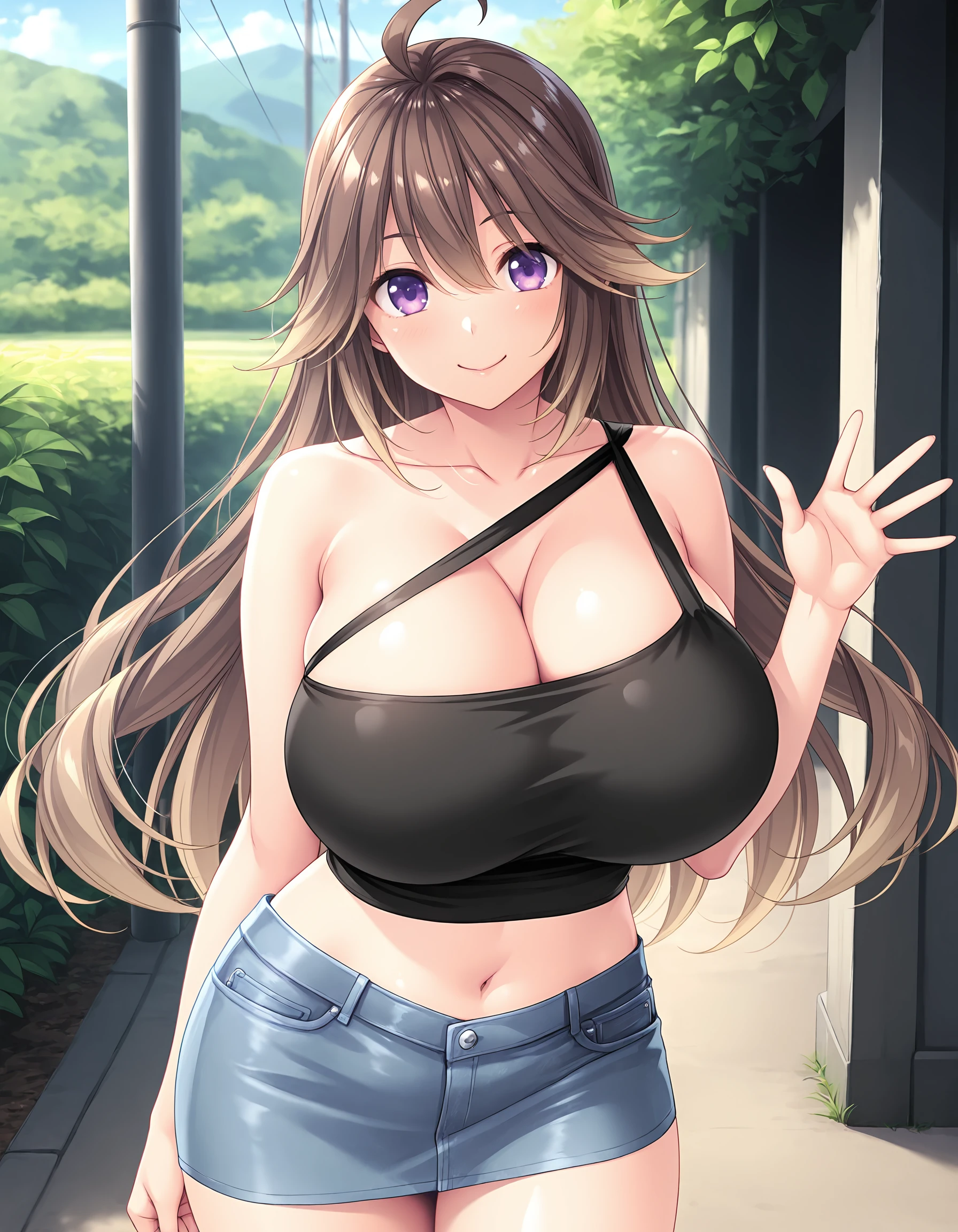 Hinata-Agano Oppai Dekai!! Nurse to Ichakora Ero×2 Nyuuin Seikatsu!? (Atelier Kaguya) pony & illustrious pony