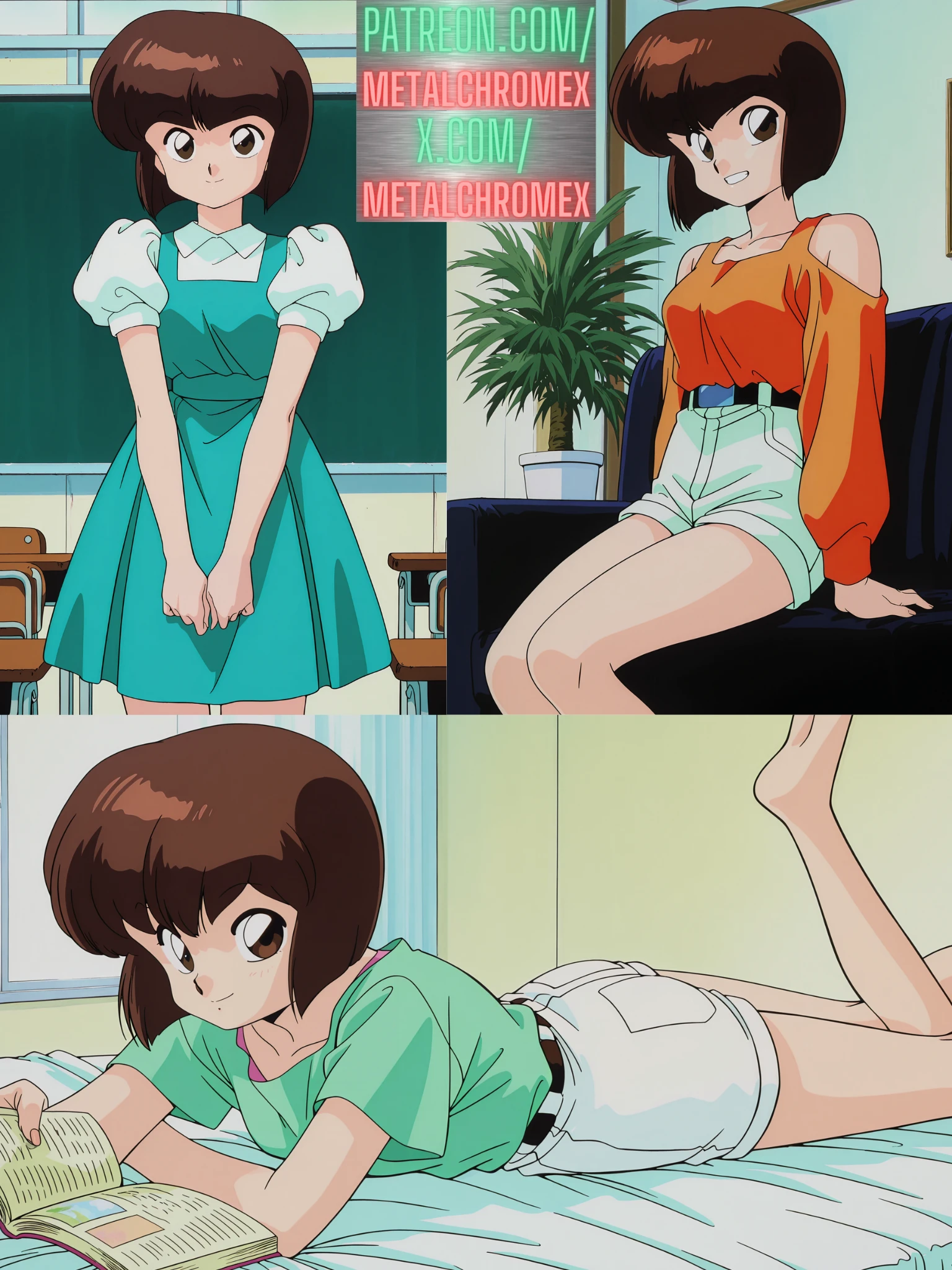 Nabiki Tendo (Ranma ½, 1980s style) - 26 outfits! - Commission! V1