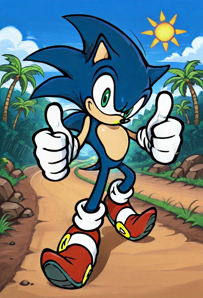 Satoshi Okano Sonic / JP Sonic 3D Blast - Game Style [Illustrious] V1