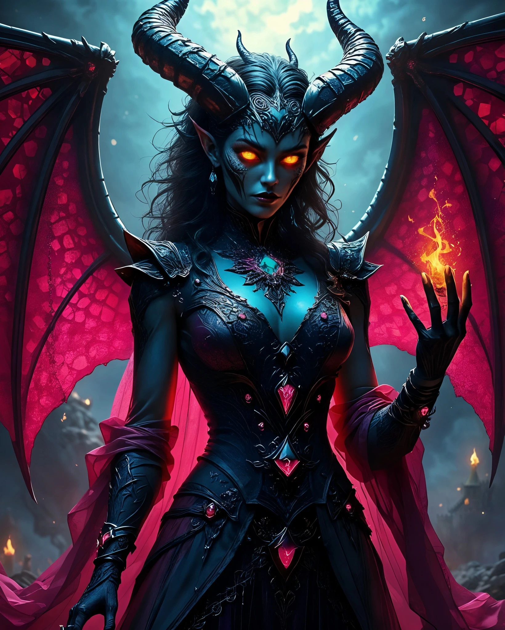 Elegance of the Underworld: Wings of the Silent Inferno Wings of Silent Inferno