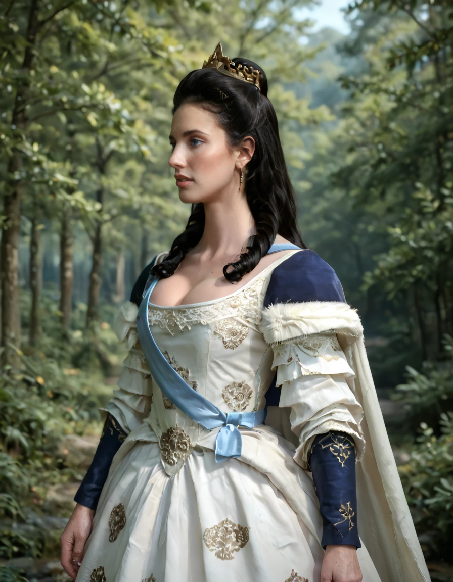 score_9,score_8_up,score_7_up,cathcivv,long_hair,blue_eyes,drill_hair,twin_drills,<lora:Catherine_-_Civilization_V-000003:1>,5 fingers,large breasts,1girl, weapon, sword, solo, armor, holding, holding weapon, holding sword, earrings, cape, jewelry, blurry background, shoulder armor,, blurry, breasts,, , lips, pauldrons, profile, science fiction, outdoors, from side, parted lips, artist name, zPDXL3, detailxl, Score_PnyReal,