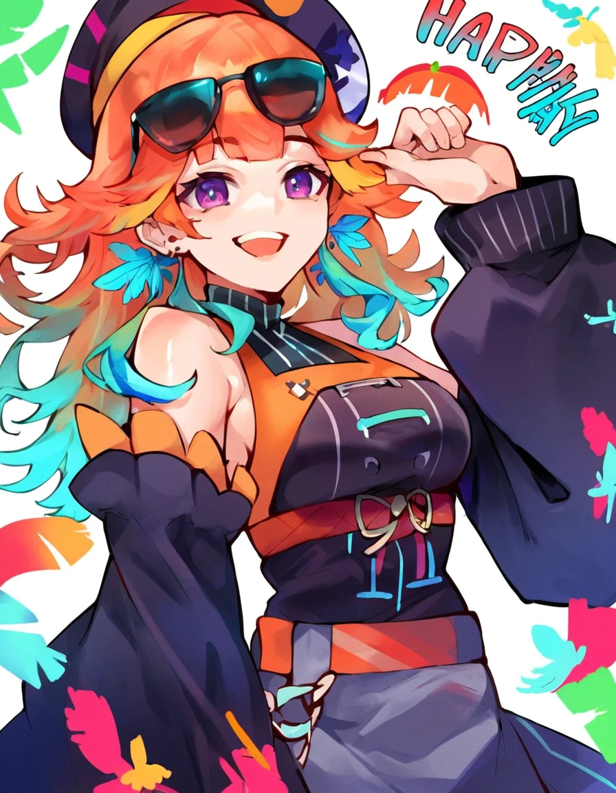 ,highest quality,highquality,HD,mature female,anime,,grammar,orange hair,yellow eye