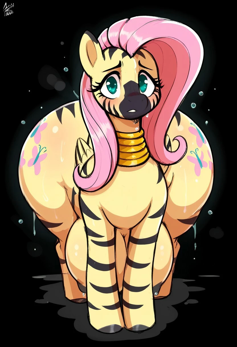 <lora:[GP] somethingweirdv1 [Pony XL]:1.0> 1girl, Anthropomorphic,Fluttershy (MLP),yellow skin, Anthro, cutie mark , hearts,heart pupils,  pink tentacles over face, prison, dark moonlit prison, perfect curvy body, arms behind back, huge breasts, thicc thighs, wide hips,huge ass, stomach bulge, black croptop, torn black leggings, (excessive_cum:1.8), long messy hair, lots of tentacles,  tentacle deepthroat, tentacles everywhere,tentacles wrapping around girl,tentacles restraining girl, double vaginal, detailed face,thick cum,cum on breasts,cum in cleavage,cum in hair,cum in pussy,cum running down legs,cum glaze,beautiful face, perfect face,rough sex, high angle,<lora:cumflood-ponyXL:1>
BREAK
score_9, score_8_up, score_7_up, score_6_up, source_cartoon, rating_explicit, zPDXLxxx, OverallDetail,bukakke,