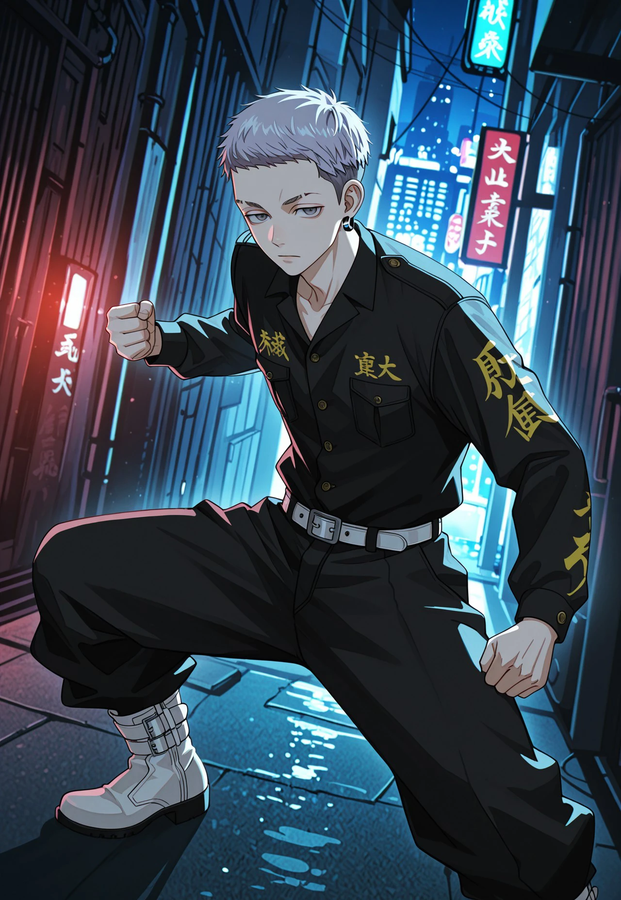 Takashi Mitsuya (4 Outfits + multiple Hairstyles) - Tokyo Revengers Illustrious V1