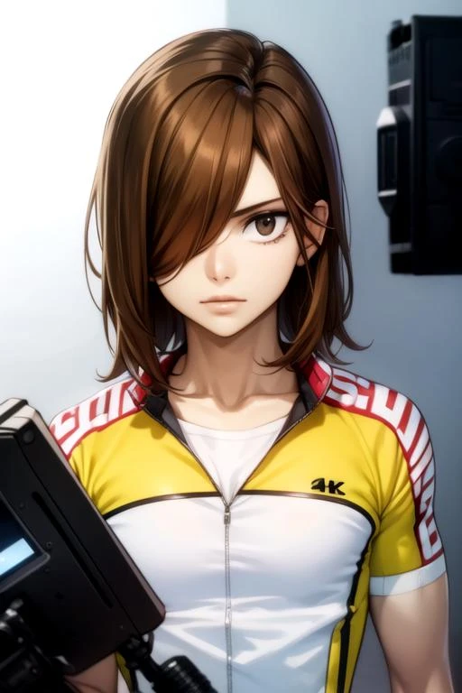 photorealistic, (4k), depth of field, (Masterpiece), (realistic skin texture), extremely detailed, intricate, hyper detailed, high resolution, professional photography, , depth of field, sharp detail, best quality, looking at viewer, 1boy, solo, male focus, <lora:hajime_aoyagi:0.94>, hajime_aoyagi, light brown hair, brown eyes, hair over one eye, , science fiction time travel,