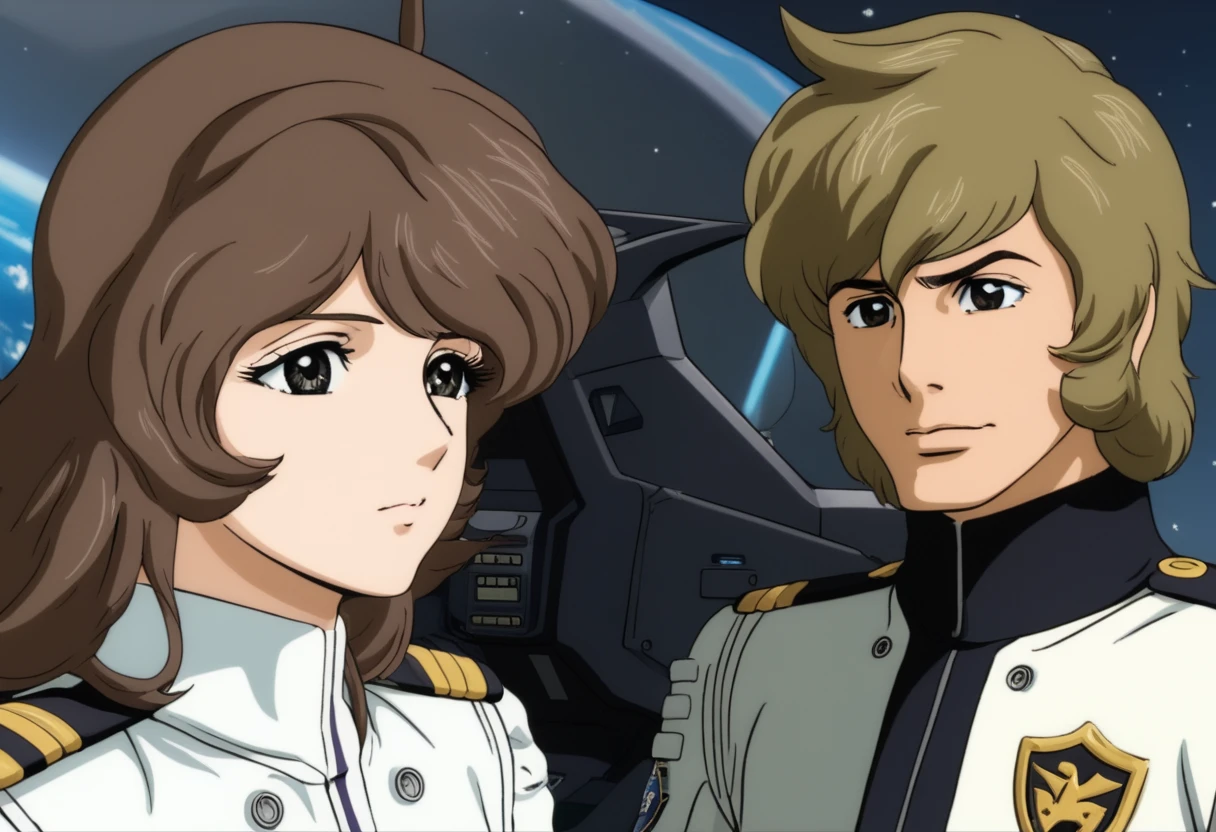 Leiji Matsumoto style (Interstella 5555, Maetel, Harlock, Galaxy railways...) SDXL