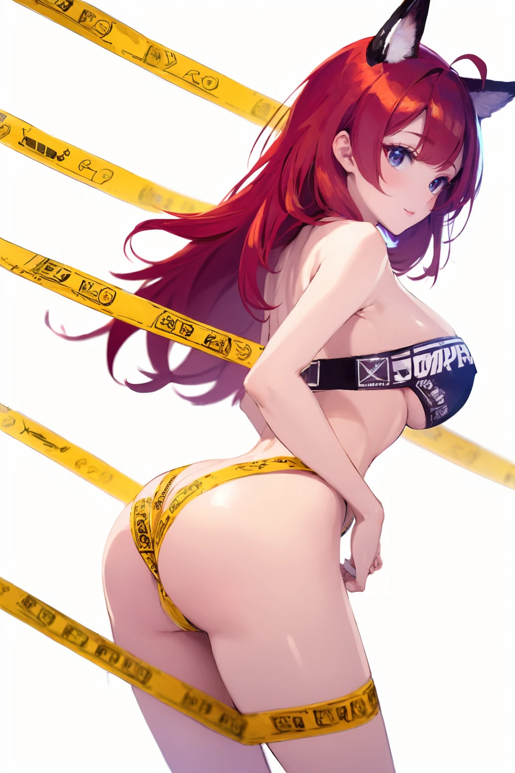 警戒线绑带制服-（cosplay）（????）Caution Tape Bondage Uniform - (cosplay)(sexy lingerie) v1.0