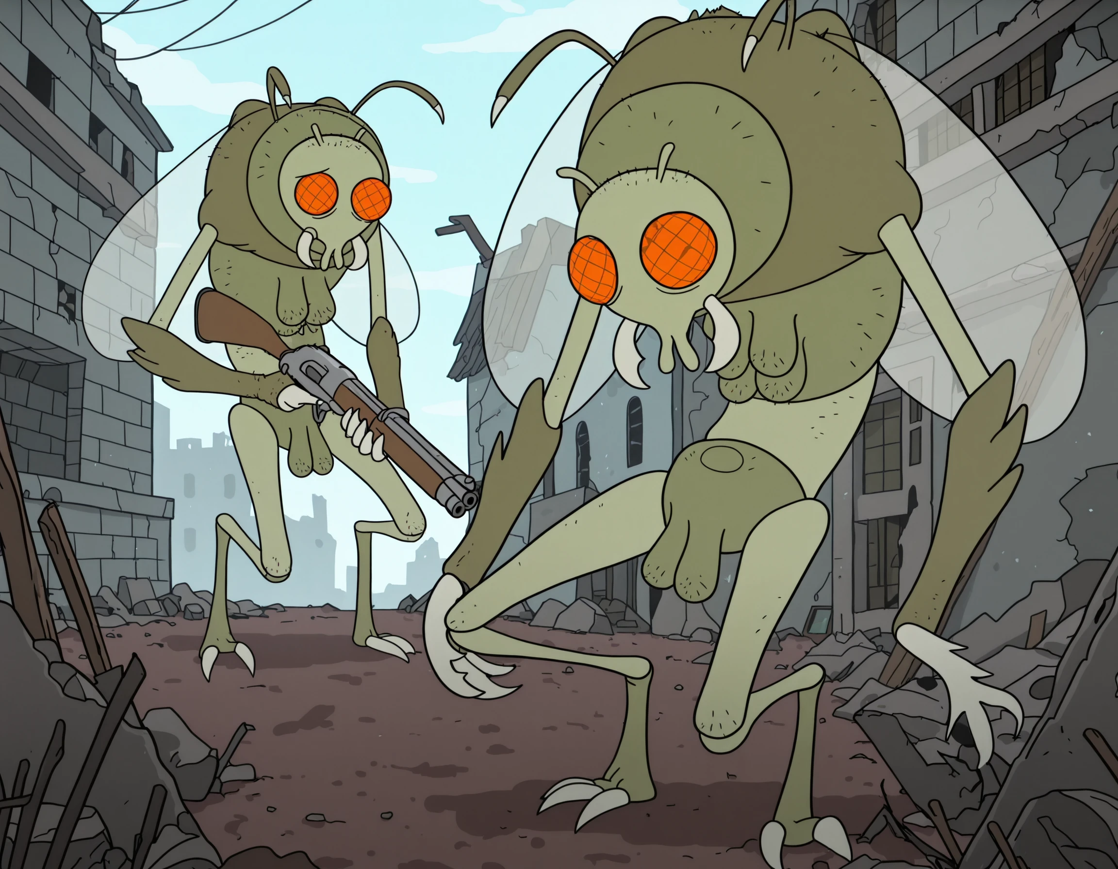 gromflomite - Rick and Morty ( pony / Illustrious ) Illustrious