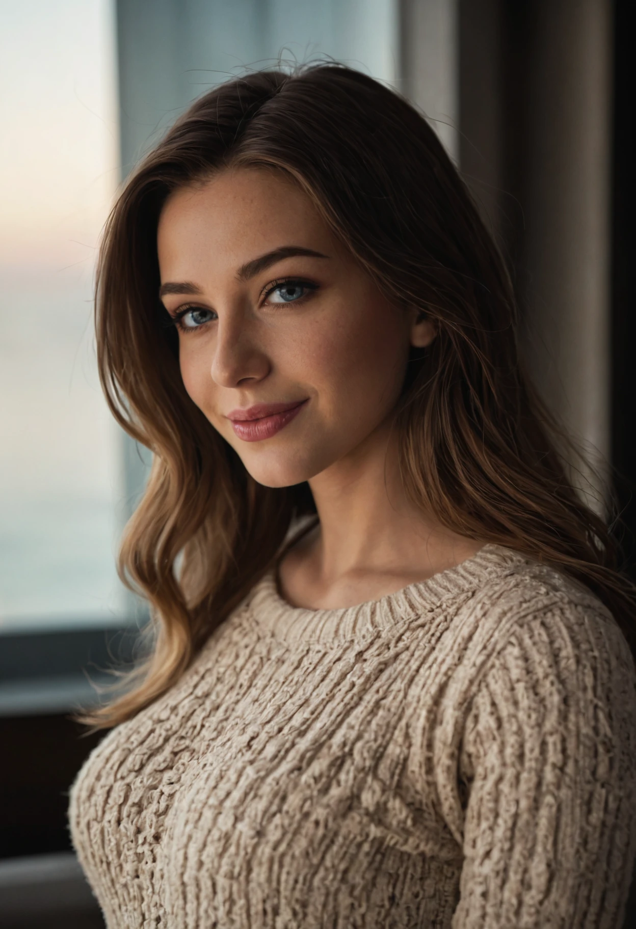 <lora:diorabaird-05:0.6>,diorabaird,(epic), , photo of a woman, ,beautiful picture, fully clothed, turtleneck sweater, skirt, thighhighs, outside, carnival, festival, sunset, detailed, epic, closeup