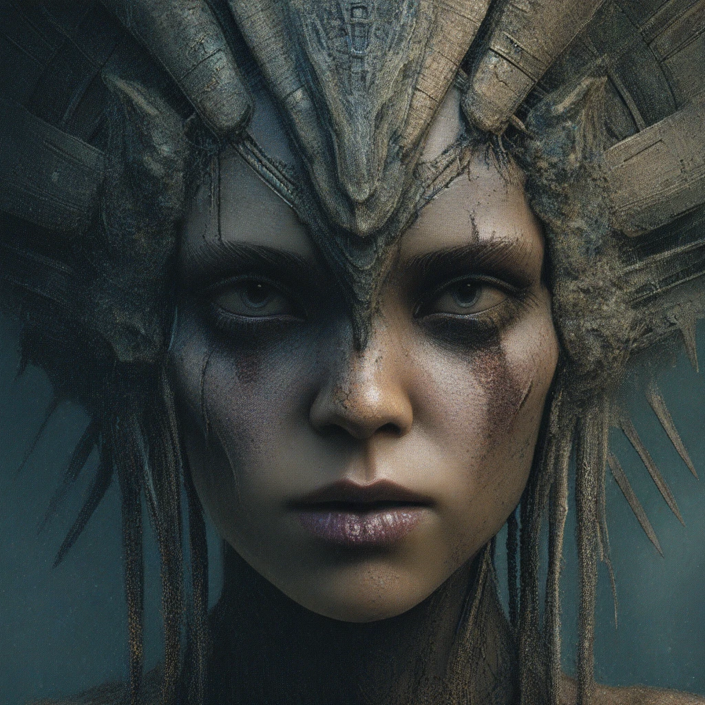 Dystopian Mythology Fantasy, Portrait