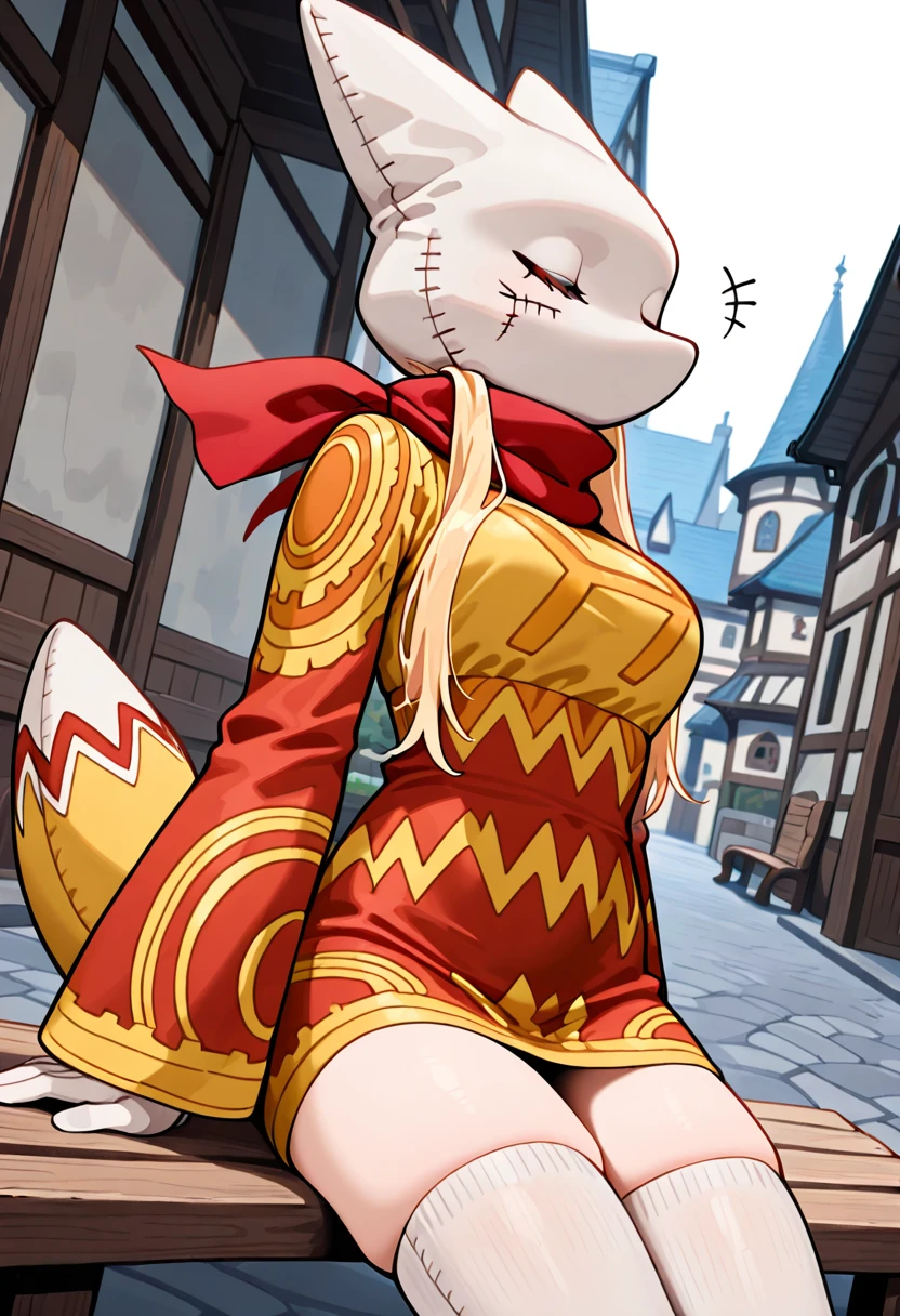 Marvel's Wolverine (played by a cute woman) is enraged, claws out ready to fight, One punch man Saitama is not impressed. set in new york city