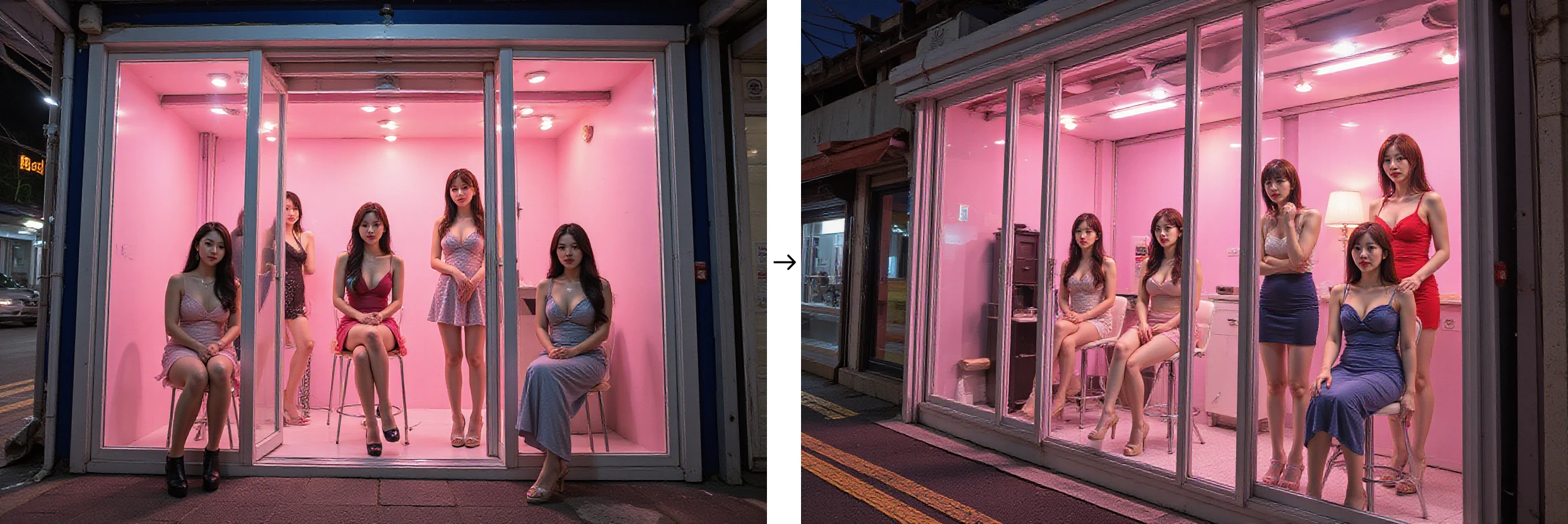 Korean Red Light District
