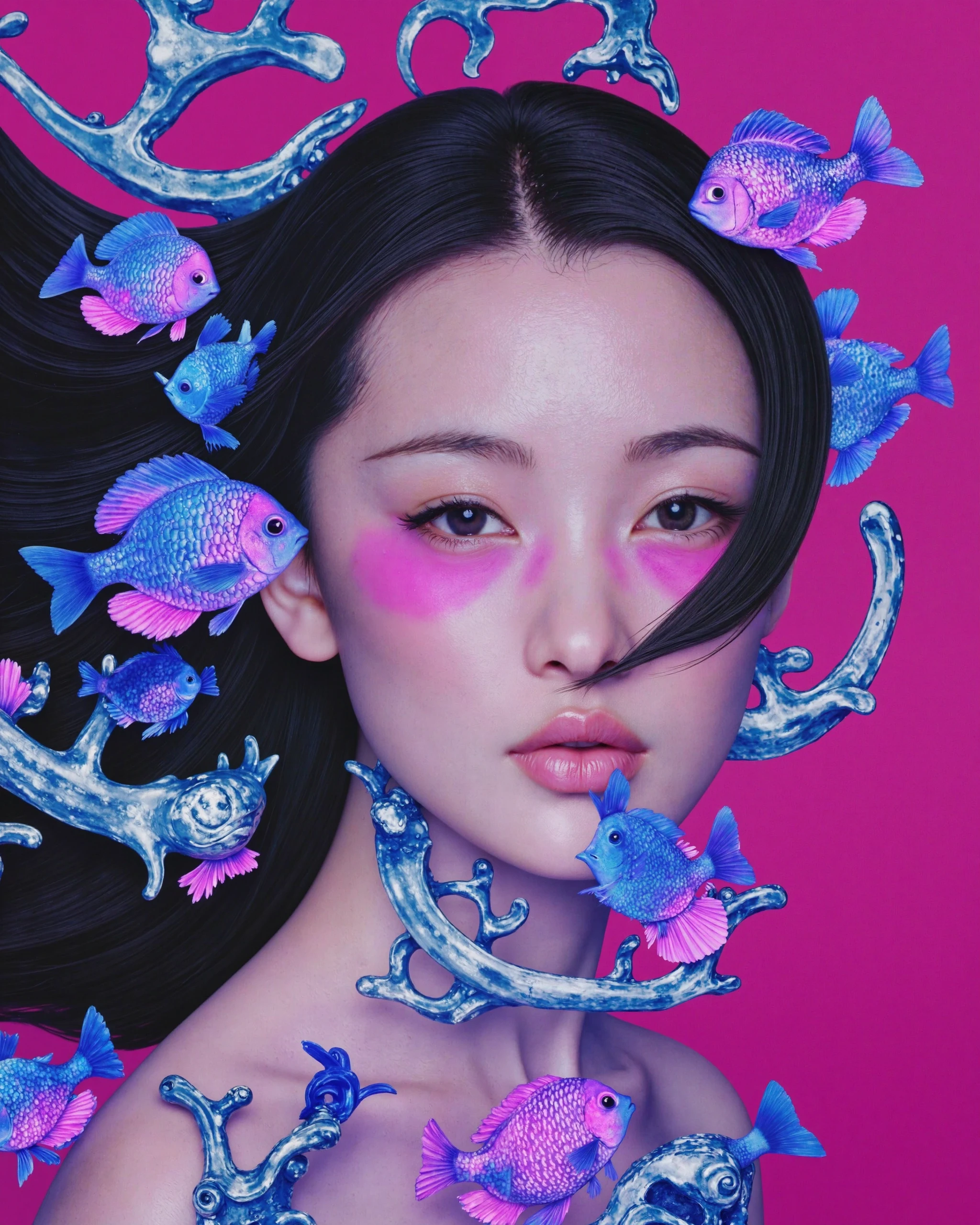 chinese gongbi-style photography FLUX KREA v1.0