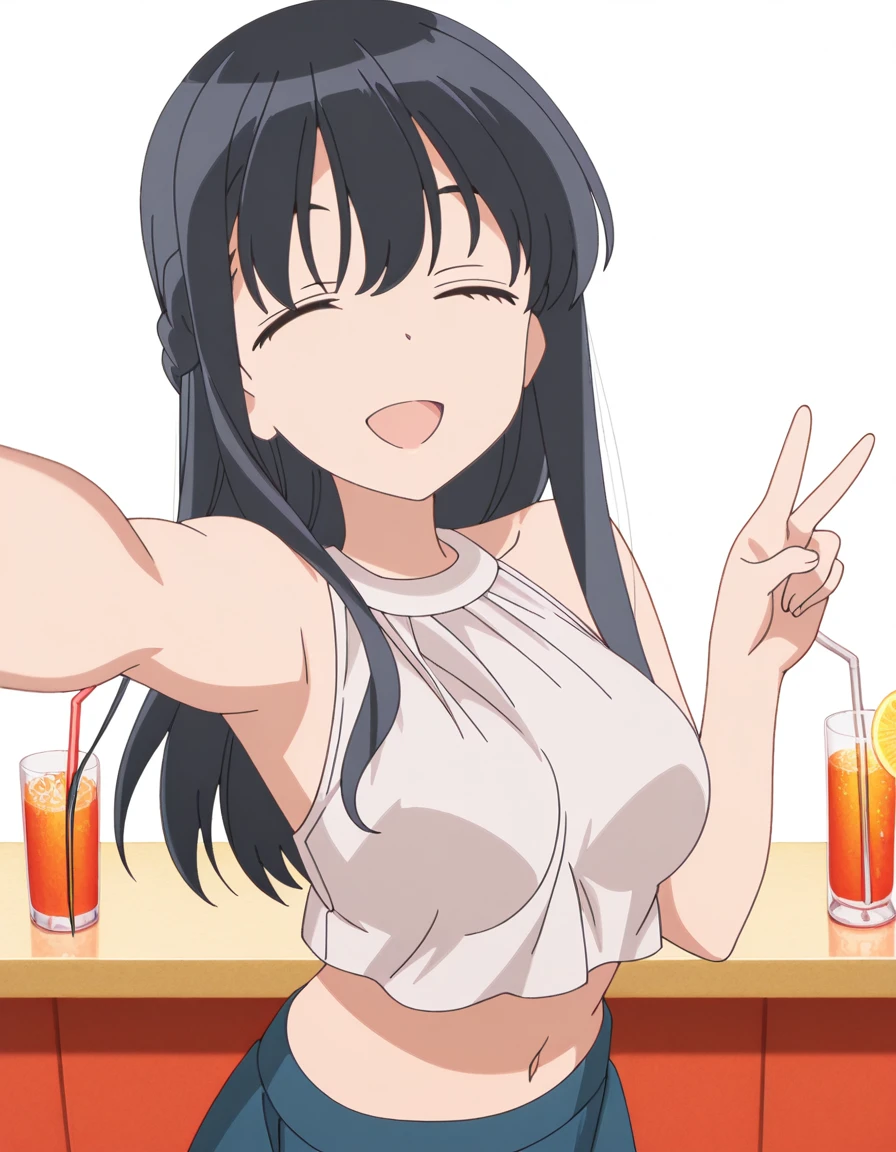 shinkai makoto, Kimi No Na Wa., 1 boy, Shaved head, , Boys are behind girls, Touching the chest, Rubbing breasts from behind, grab, grabbing chest,chestgrab behind back, Remove your bra, Hold the bra, Embrace, Embrace, Kiss on the neck, One girl, Black Hair, Waterfall knitting, Red ribbon, Long Hair, Brown eyes, blue star necklace, Light Cardigan Pink, Open shirt, Yellow shirt Open shift, belly button, White bra, White pants, cute, Open your mouth, whole body, Long sleeve, Cowboy Shot, masterpiece, On a date, Blushing, Bedroom, night, Sit on the bed , Shaved head,Topless,Nipples are erect,Armpit sweat,Shyness,clear,High exposure,Having my armpits licked,His arms are tied and he is hanging from a rope、30-year-old beautiful long-haired woman