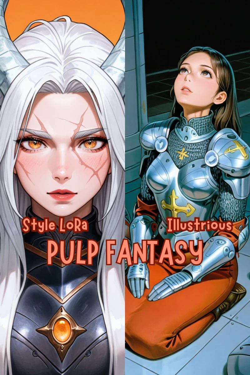 Pulp Fantasy | Style LoRa | Mexes v1.0