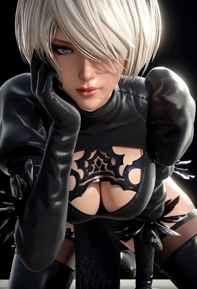 YoRHa No. 2 Type B, commonly known as 2B from NIER AUTOMATA (3d MODEL) YORHA 3D