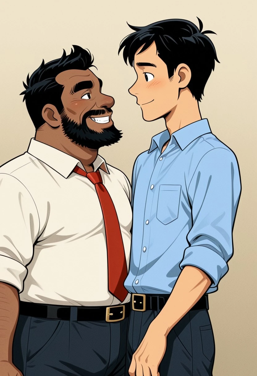 Boss and employee - Pair dynamics (COMMISSION) Boss & Employee