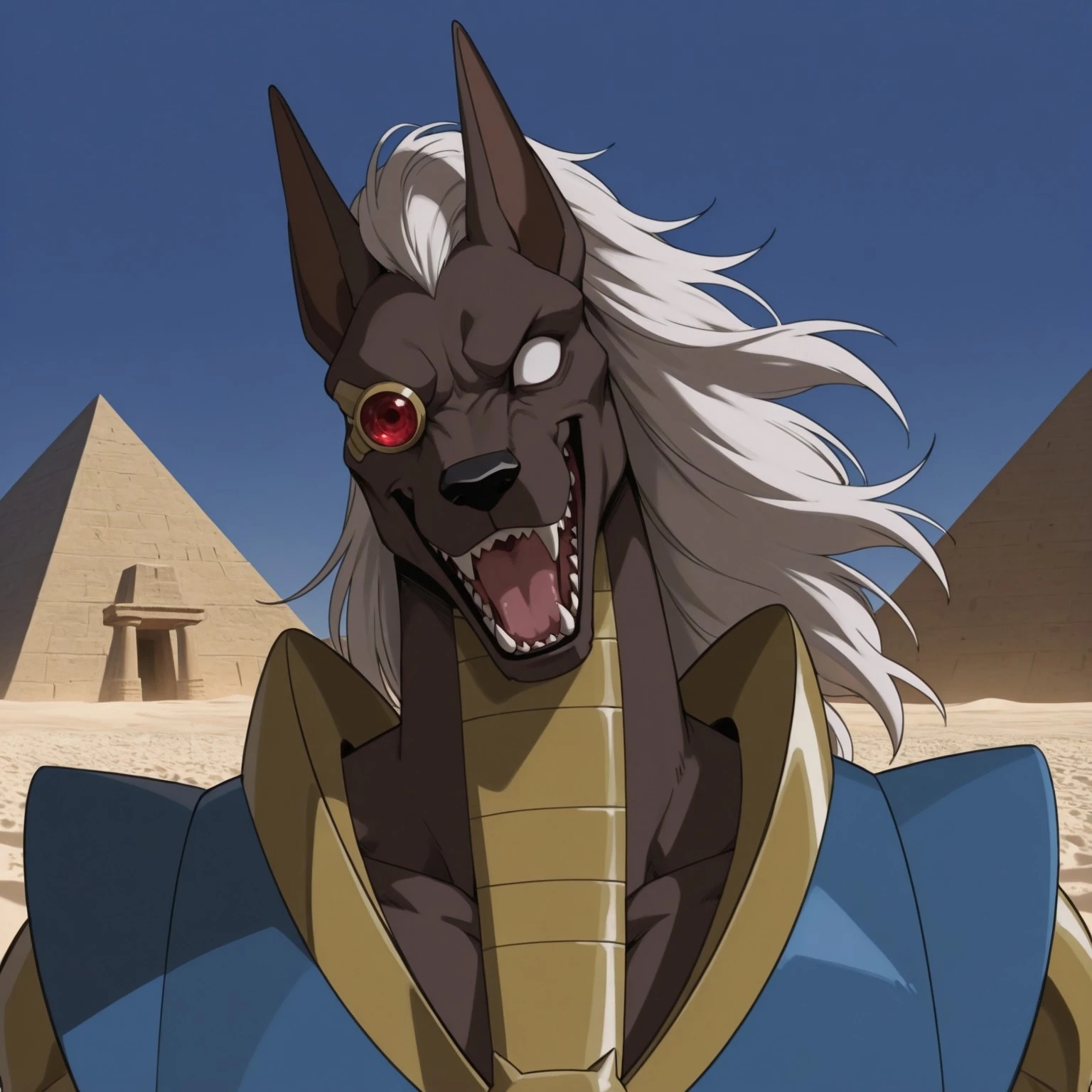 Anubis Avatar Jackal (Gargoyles) V1 (Pony)