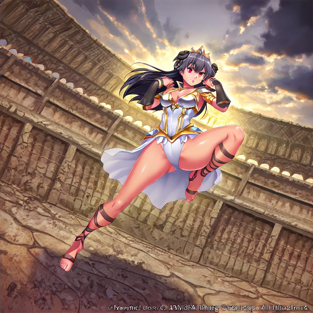 Gloria - Catwalknero - Inmon Tougi Toshi Sodom ~Daikanshuu no Mae de Kyousei Jutaisaserareru Seisenki~ 紋闘技都市ソドム ～大観衆の前で強制受胎させられる聖戦姫～ V1