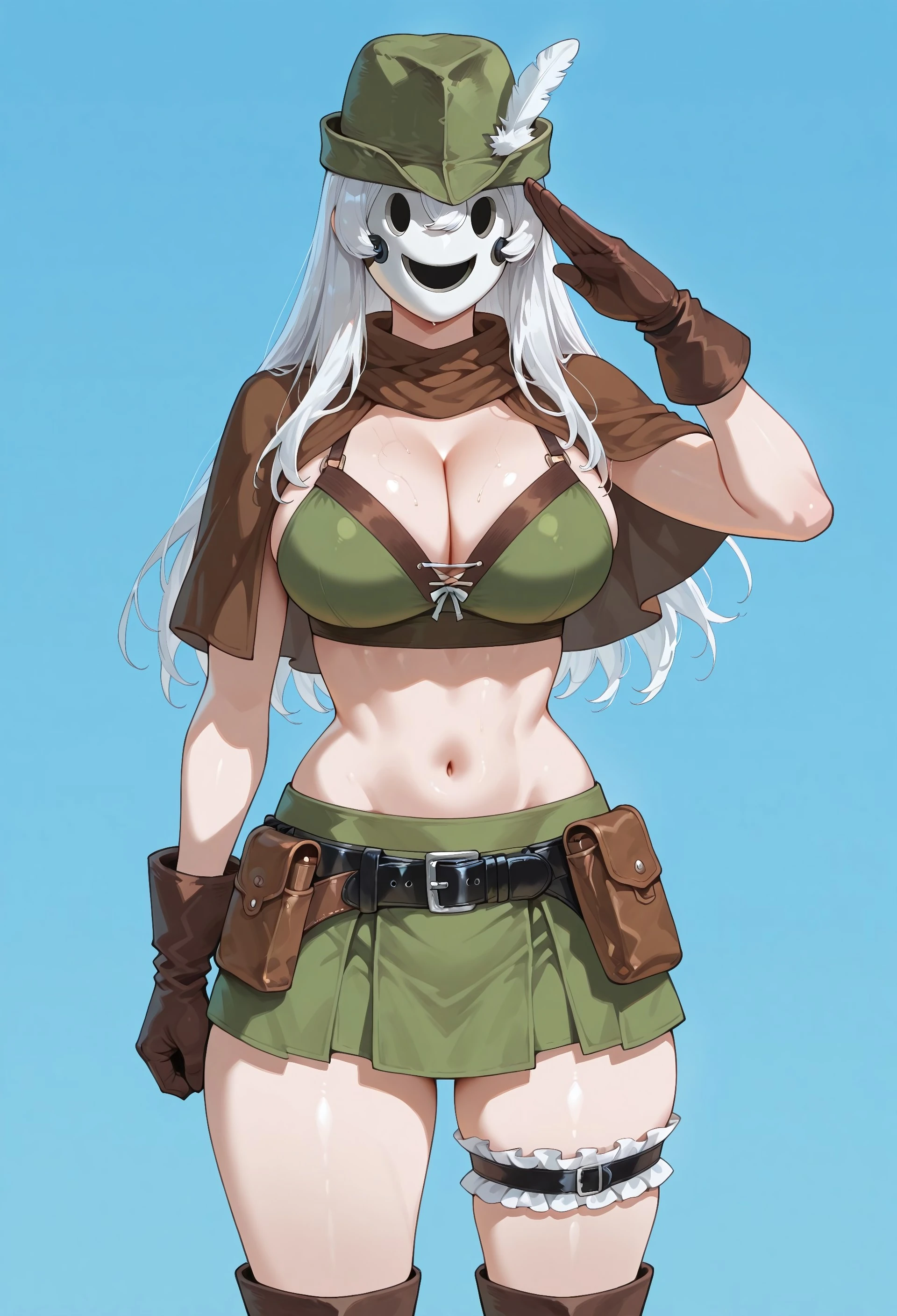 High Rise Invasion - White Feather Mask v1.0