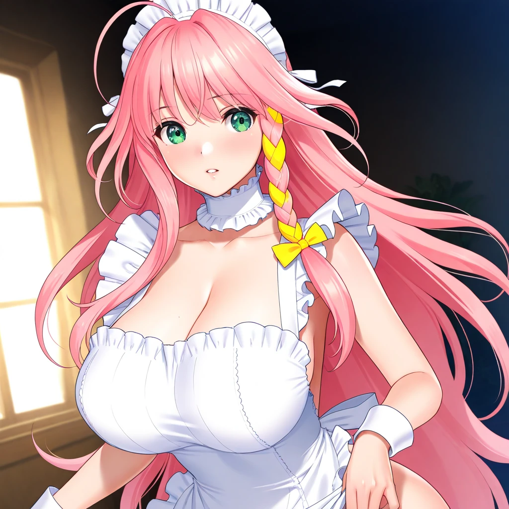 ((Top Quality、16K、​masterpiece:1.3))、a tall and beautiful woman、Perfect Figure:1.4、(dream aesthetic) Slim Abs, young natural girl (otome dori) solo, long voluminous pale-pink hair 、messy hairstyle (with hair bangs), turquoise-blue eyes, pale-white skin (highlighted, realistic shading)、huge bust、Highly detailed facial and skin texture、(A detailed eye, Symmetry Eyes, Clear realistic eyes, Double eyelidd、Cold-stricken face、Symmetrical face), very  realistic skin, goth makeup, Royal sisters full of fans、The Telegraph Esbian、peach buttocks, white shirt (wet), jeans skirt, black tights, cleavage,  squart、(Raw foto:1.2)、((Photorealcitic:1.4))Top Quality、​masterpiece、Real Photography、very delicate and beautiful.、super detailed CG、Unity、8K photo wallpaper、delicate detail、best qualtiy、Highly detailed CG unity 16k wallpaper、absurderes、Incredibly Absurd、huge file size、extremely highly detailed、Hight Resolution、ighly Details、Beautiful detail girl、extremely beautiful eyes and face, cute eyes look、Facial light、cinematic lightings, 1girll、see -through, inside house (bedroom) 、ulzzang-6500、The Telegraph Esbian, different poses at different angles,