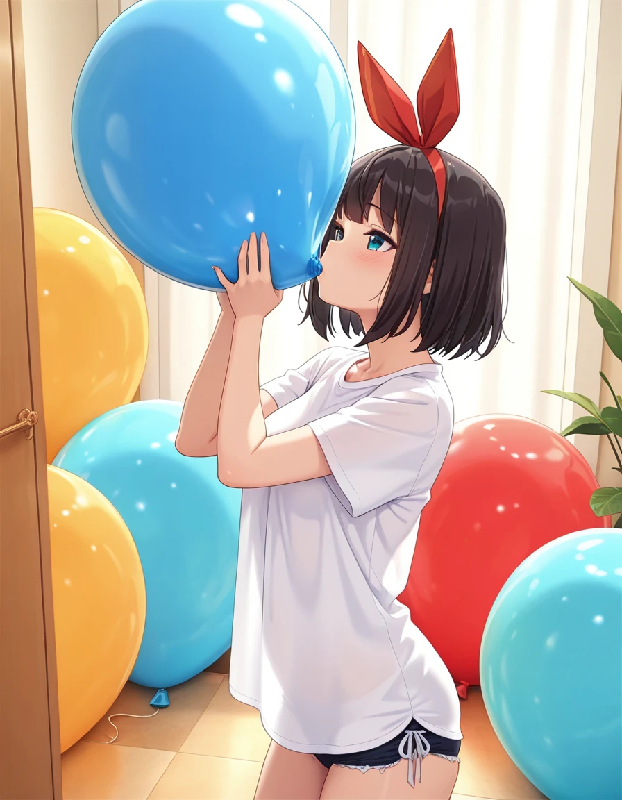 masterpiece,best quality,amazing quality,very aesthetic,high resolution,ultra detailed,perfect details,
1girl,solo,cowboy shot,<lora:mai_balloon_blowing:1>,mai_balloon_blowing,balloon_blowing,blue balloon,
<lora:mai_pgss_chu:1>,mai_pgss_chu,